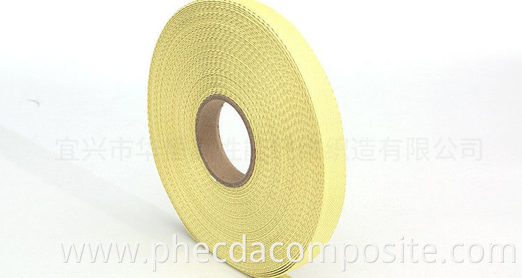 Aramid fiber woven tape